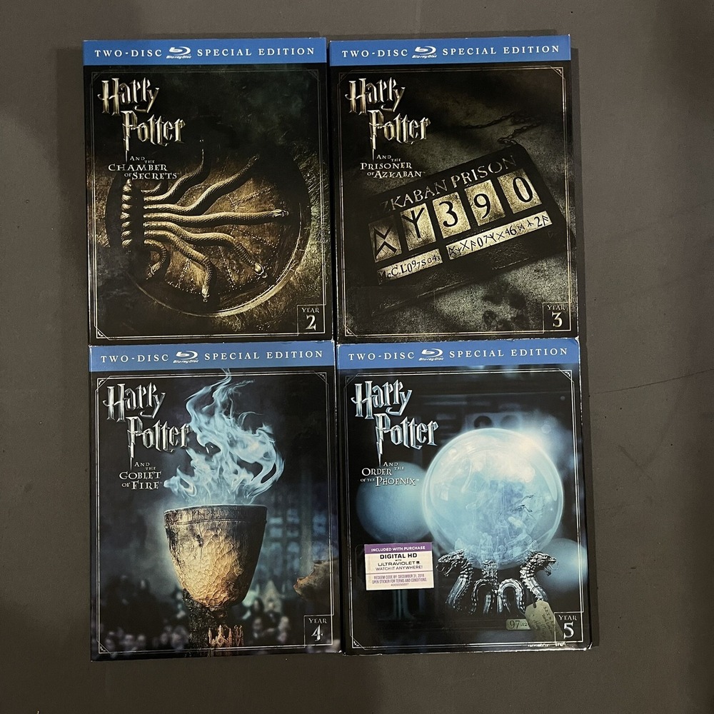 Final Harry Potter 2-7  Blu-Ray Complete Sets